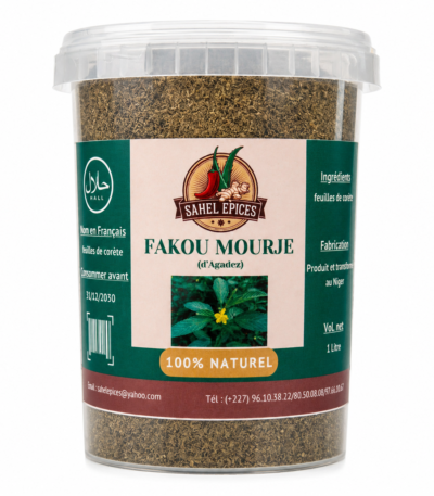 Fakou Mourje d’Agadez feuilles de corète séchées du Niger