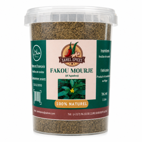 Fakou Mourje d’Agadez feuilles de corète séchées du Niger