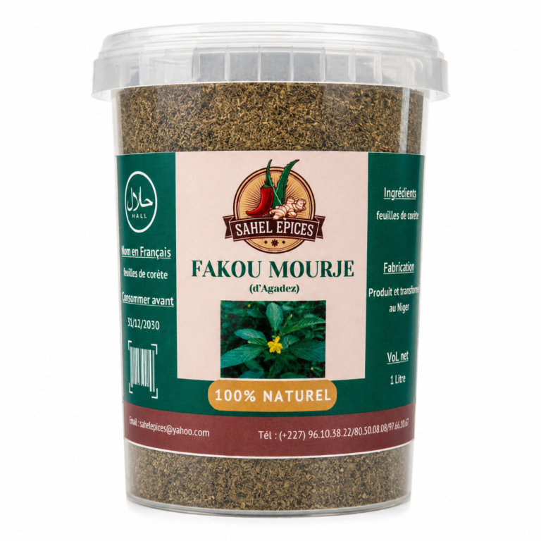 Fakou Mourje d’Agadez feuilles de corète séchées du Niger